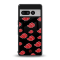 akatsuki naruto anime back phone cover | glass case for google pixel 7 pro