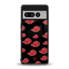 akatsuki naruto anime back phone cover | glass case for google pixel 7 pro