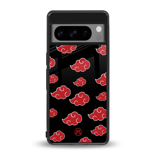 akatsuki naruto anime back phone cover | glass case for google pixel 8 pro