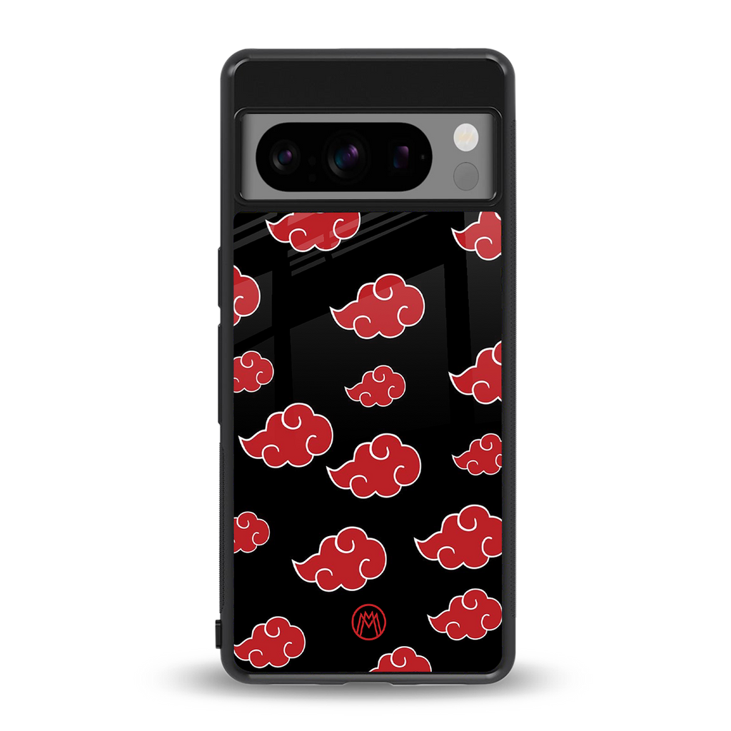 akatsuki naruto anime back phone cover | glass case for google pixel 8 pro