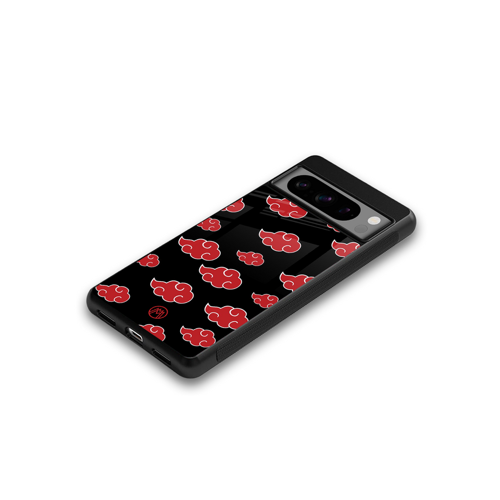 akatsuki naruto anime back phone cover | glass case for google pixel 8 pro