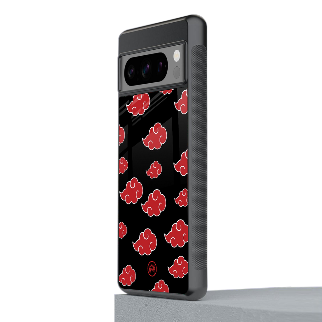 akatsuki naruto anime back phone cover | glass case for google pixel 8 pro