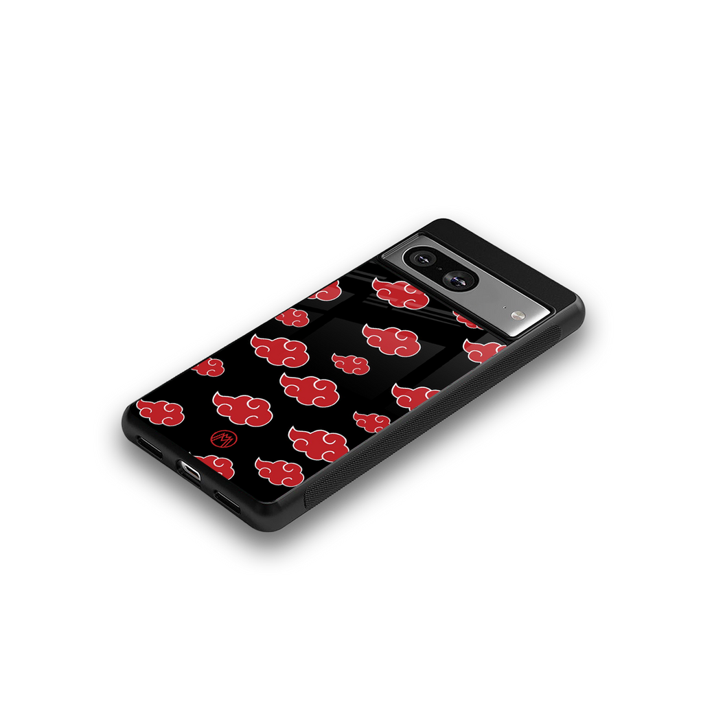 akatsuki naruto anime back phone cover | glass case for Google Pixel 8