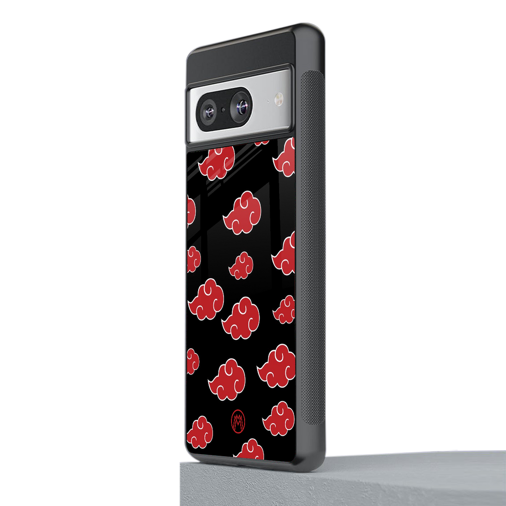 akatsuki naruto anime back phone cover | glass case for Google Pixel 8