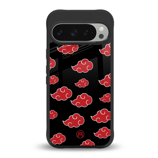akatsuki naruto anime back phone cover | glass case for google pixel 9 pro xl
