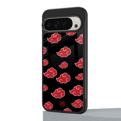 akatsuki naruto anime back phone cover | glass case for google pixel 9 pro xl