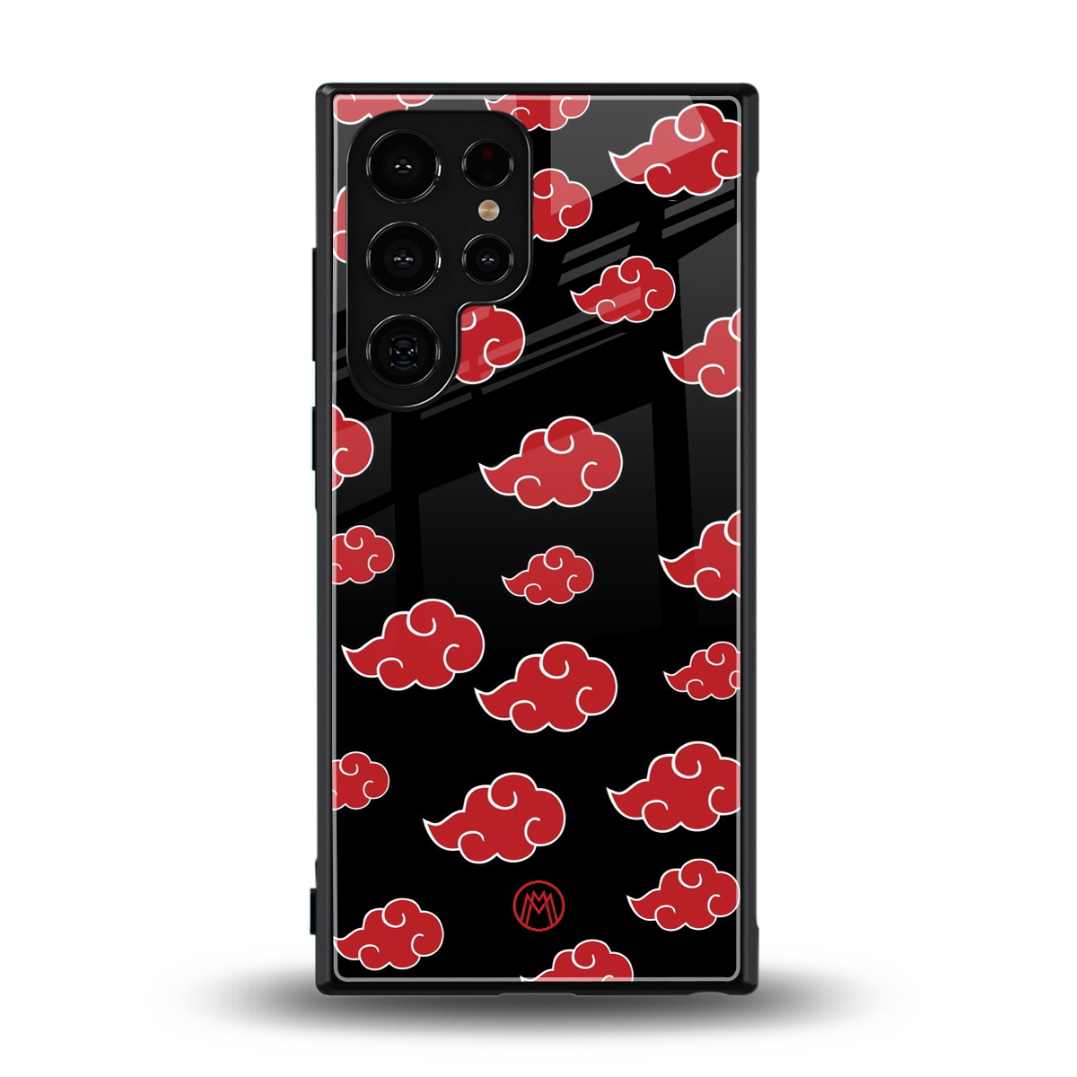 akatsuki naruto anime back phone cover | glass case for samsung galaxy s24 ultra