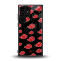akatsuki naruto anime back phone cover | glass case for samsung galaxy s23 ultra
