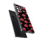 akatsuki naruto anime back phone cover | glass case for samsung galaxy s23 ultra