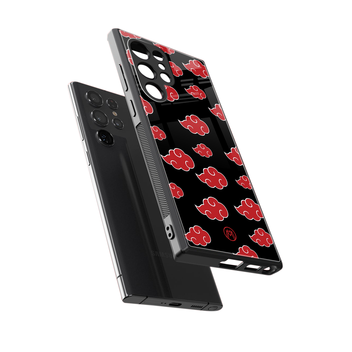akatsuki naruto anime back phone cover | glass case for samsung galaxy s23 ultra