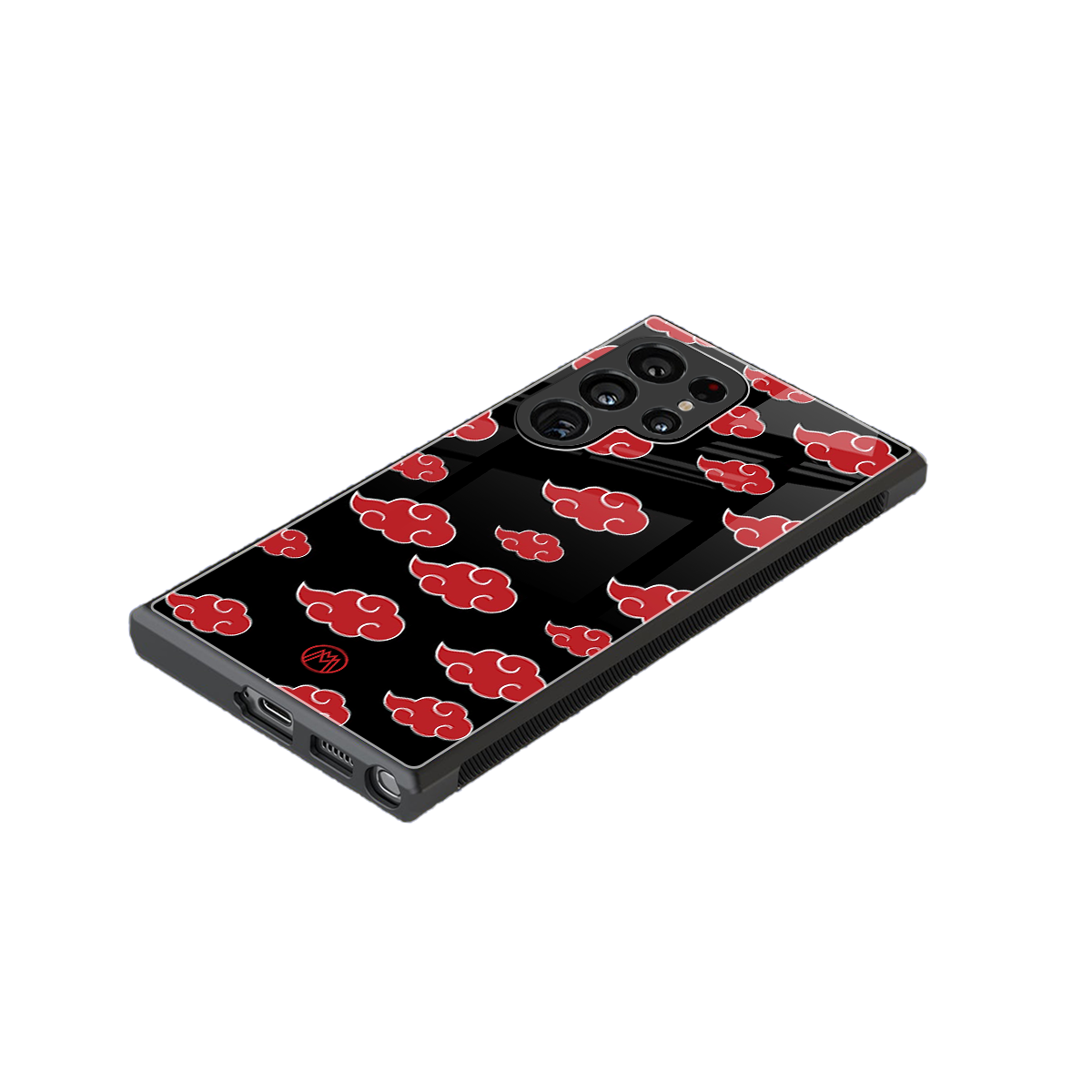 akatsuki naruto anime back phone cover | glass case for samsung galaxy s24 ultra