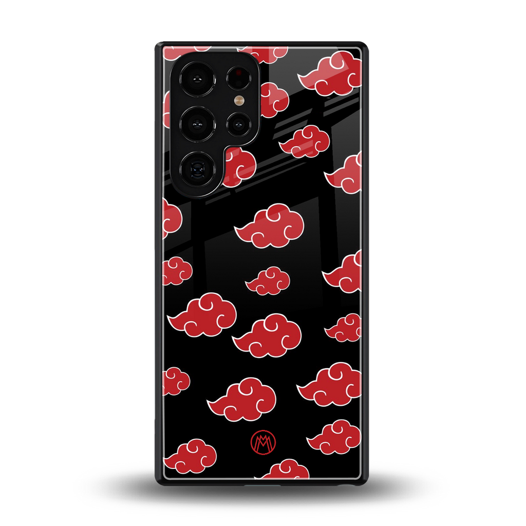 akatsuki naruto anime back phone cover | glass case for samsung galaxy s25 ultra