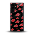 akatsuki naruto anime back phone cover | glass case for samsung galaxy s25 ultra