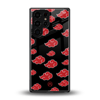 akatsuki naruto anime back phone cover | glass case for samsung galaxy s25 ultra