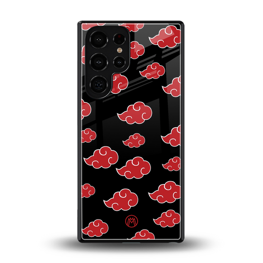 akatsuki naruto anime back phone cover | glass case for samsung galaxy s25 ultra