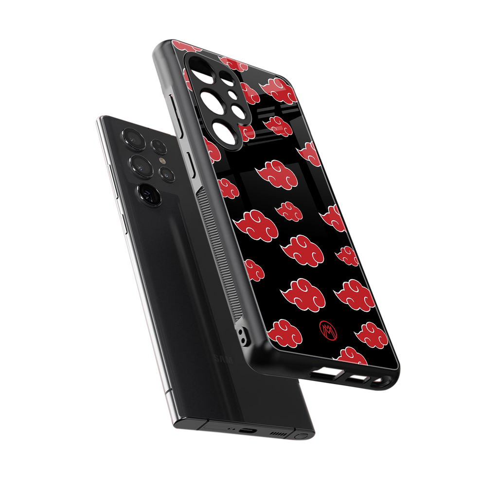 akatsuki naruto anime back phone cover | glass case for samsung galaxy s25 ultra