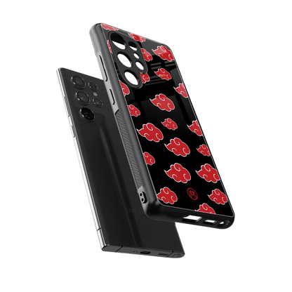 akatsuki naruto anime back phone cover | glass case for samsung galaxy s25 ultra