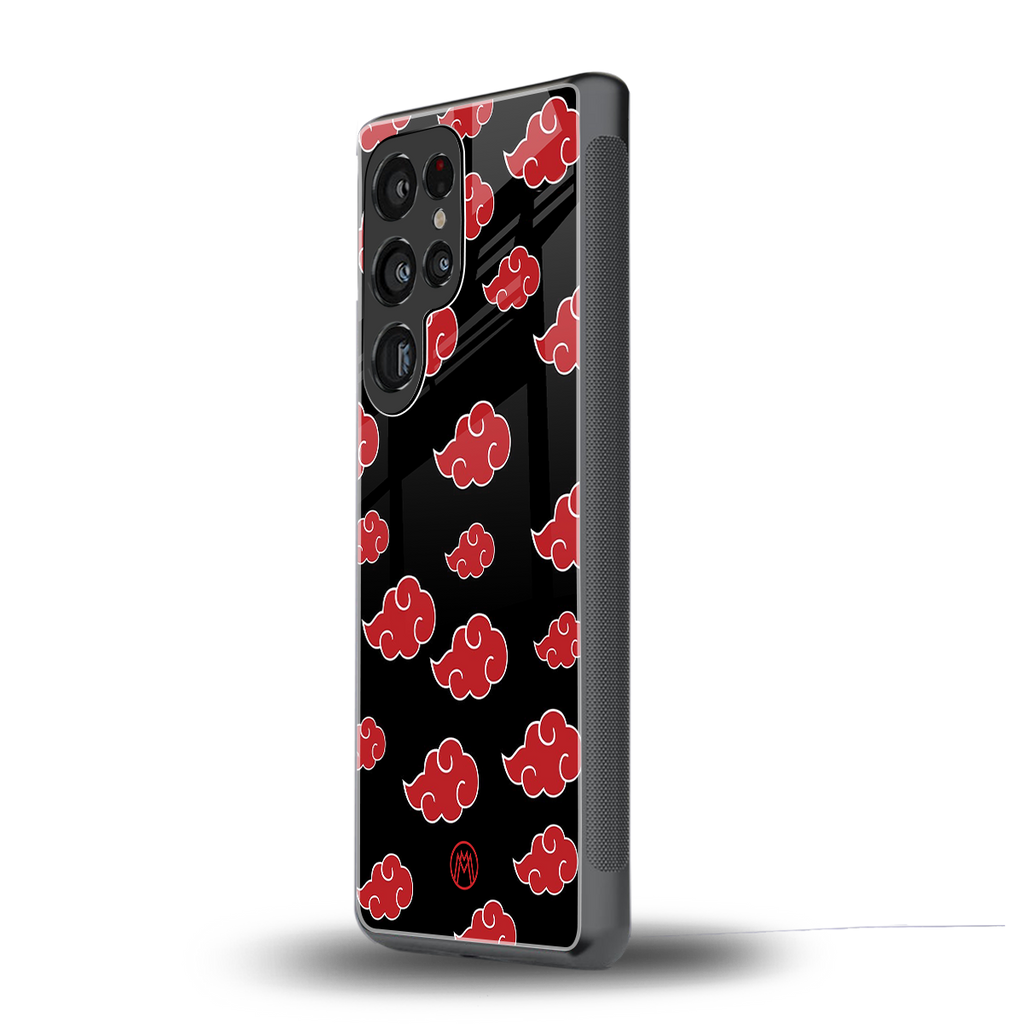 akatsuki naruto anime back phone cover | glass case for samsung galaxy s25 ultra