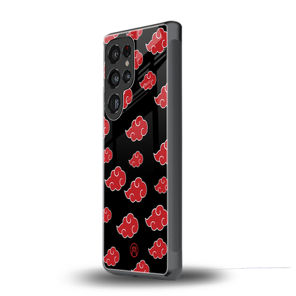 akatsuki naruto anime back phone cover | glass case for samsung galaxy s25 ultra