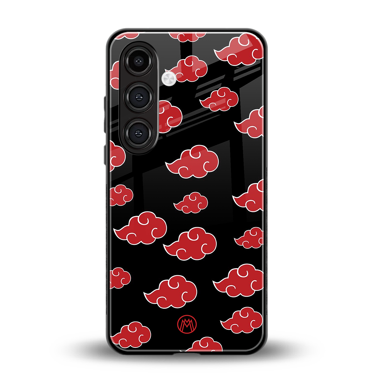 akatsuki naruto anime back phone cover | glass case for samsung galaxy s24 plus