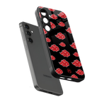 akatsuki naruto anime back phone cover | glass case for samsung galaxy s23 plus