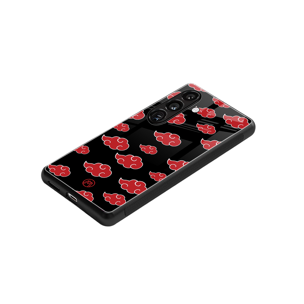 akatsuki naruto anime back phone cover | glass case for samsung galaxy s24 plus