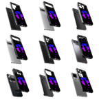 Durable Glass Back Mobile Case for iPhone, Samsung, OnePlus, Google Pixel, Redmi, Vivo, Oppo