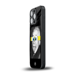 albert einstein spongebob squarepants back phone cover | glass case for iphone 13 pro