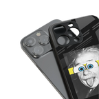 albert einstein spongebob squarepants back phone cover | glass case for iphone 15 pro max