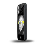 albert einstein spongebob squarepants back phone cover | glass case for iphone 16