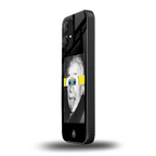 albert einstein spongebob squarepants back phone cover | glass case for nothing phone 1