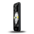 albert einstein spongebob squarepants back phone cover | glass case for oneplus nord 3