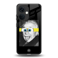 albert einstein spongebob squarepants back phone cover | glass case for oneplus nord ce 3