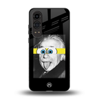 albert einstein spongebob squarepants back phone cover | glass case for oneplus nord ce 4 lite