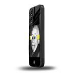 albert einstein spongebob squarepants back phone cover | glass case for oneplus nord ce 4 lite
