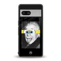 albert einstein spongebob squarepants back phone cover | glass case for Google Pixel 7A