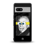albert einstein spongebob squarepants back phone cover | glass case for Google Pixel 7A