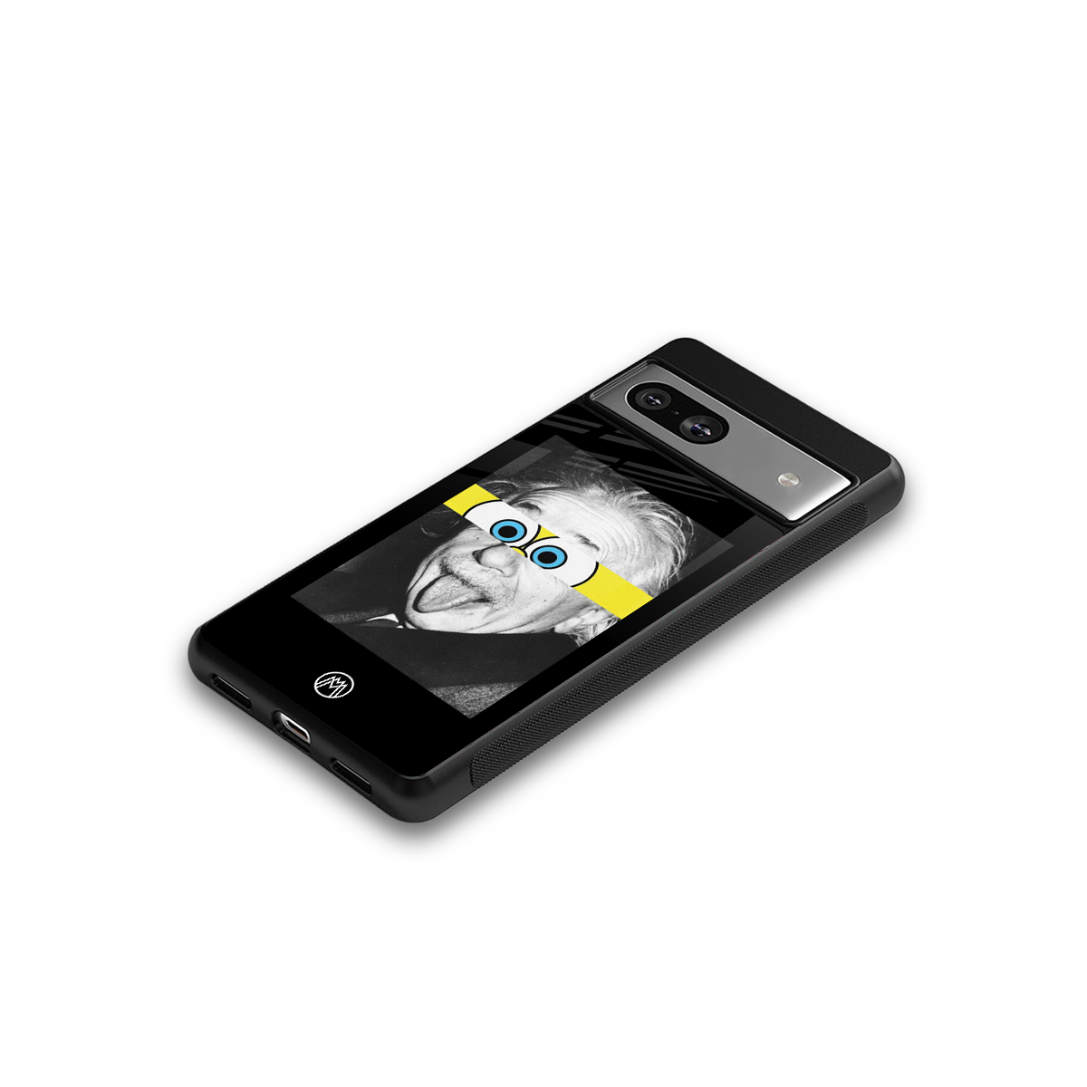 albert einstein spongebob squarepants back phone cover | glass case for Google Pixel 7