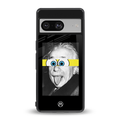 albert einstein spongebob squarepants back phone cover | glass case for Google Pixel 8