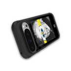 albert einstein spongebob squarepants back phone cover | glass case for google pixel 9 pro
