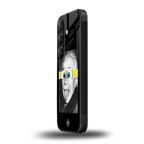 albert einstein spongebob squarepants back phone cover | glass case for samsung galaxy s23 plus