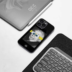 Albert Einstein Spongebob Squarepants Phone Cover | Glass Case