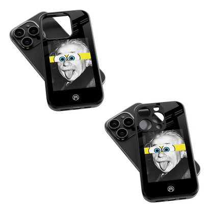 Trendy Glass Back Mobile Case for iPhone, Samsung, Redmi, OnePlus, Google Pixel, Motorola