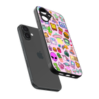 alien stickers studio back phone cover | glass case for iphone 16