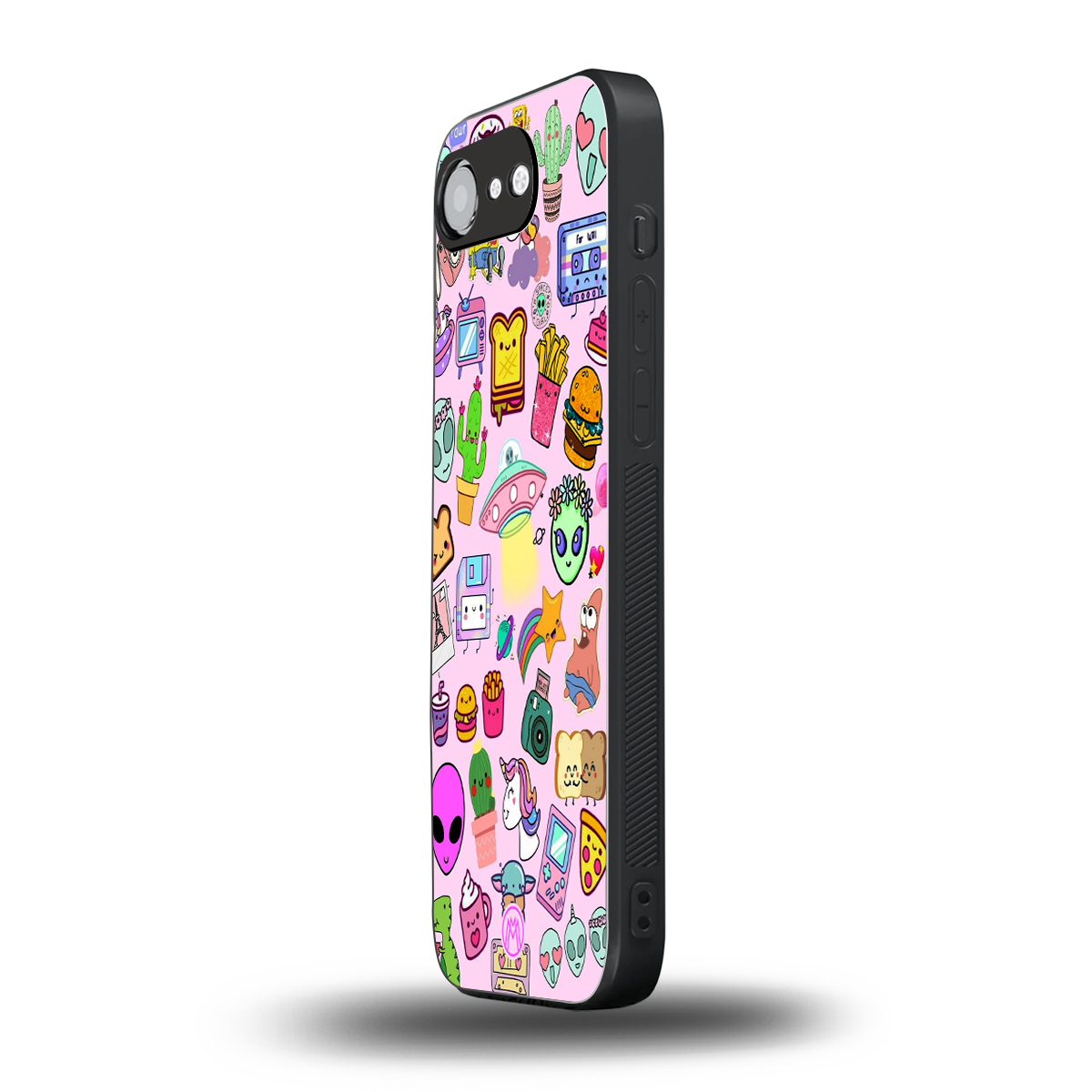 alien stickers studio back phone cover | glass case for iphone 16e