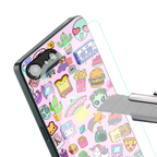 alien stickers studio back phone cover | glass case for iphone 16e