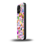 alien stickers studio back phone cover | glass case for nothing phone 1