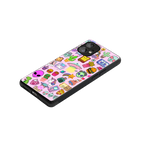 alien stickers studio back phone cover | glass case for nothing phone 1