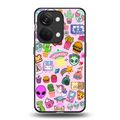 alien stickers studio back phone cover | glass case for oneplus nord 3