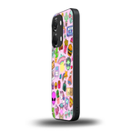 alien stickers studio back phone cover | glass case for oneplus nord 3